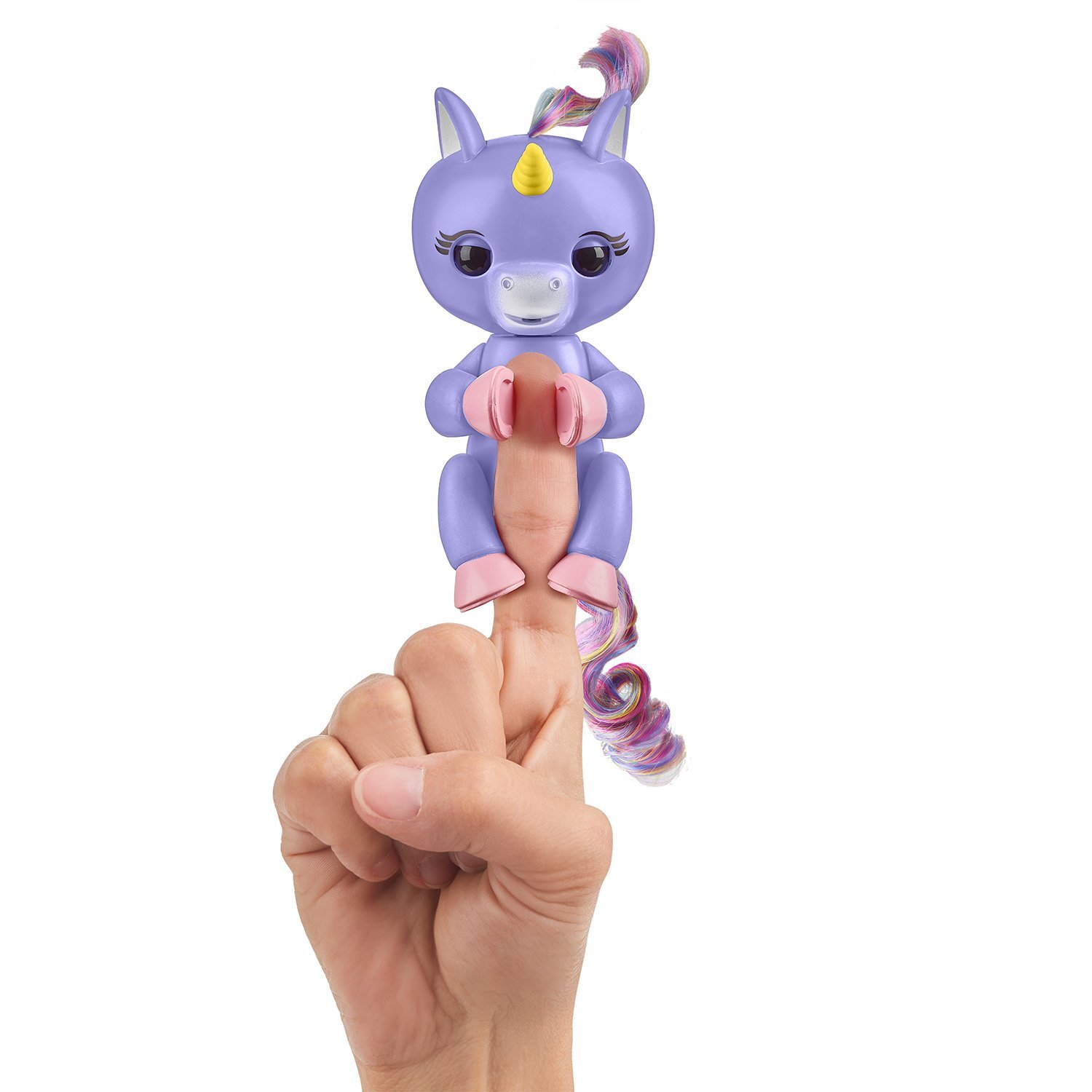 Интерактивный единорог Fingerlings Алика, пурпурный, 12 см.  